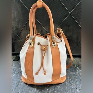 Vintage Valentina Leather Satchel Purse